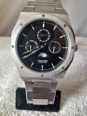 VALUCHI LUNAR CALENDAR AUTOMATIC GENTS MULTI DIAL WATCH