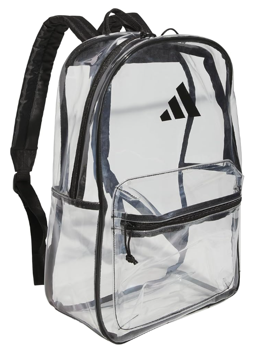 Adidas 2 Backpack (26L) See-Through Transparent Bag | eBay Adidas 2 Backpack (26L) See-Through Transparent Bag | eBay