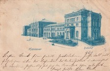AK - Hannover Bahnhof - 1899