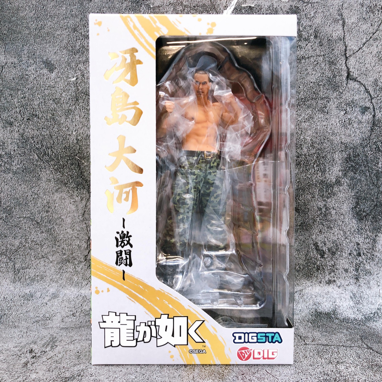 Yakuza Taiga Saejima Figure Fierce Battle Digsta Japan AUTHENTIC Like a Dragon
