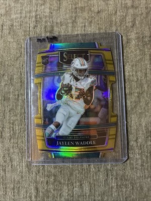 Panini 2021 Select Football Jaylen Waddle RC #48 Concourse Miami Dolphins 08/10