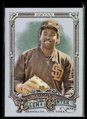 2025 Topps Allen & Ginter Silver Portrait Tony Gwynn San Diego Padres #14