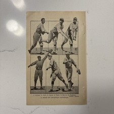 1914 Cincinnati Reds Group Photo - Spalding Guide - Heinie Groh