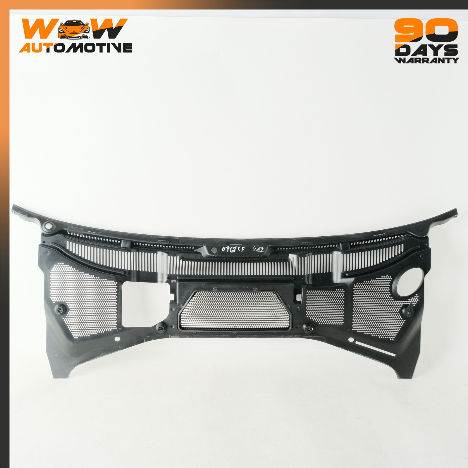 04-13 BENTLEY CONTINENTAL GTC GT FRONT WINDSHIELD COWL PANEL TRIM COVER OEM