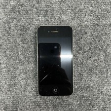UNTESTED Apple iPhone 4S A1387 Black Smartphone For Parts or Repair - Powers On