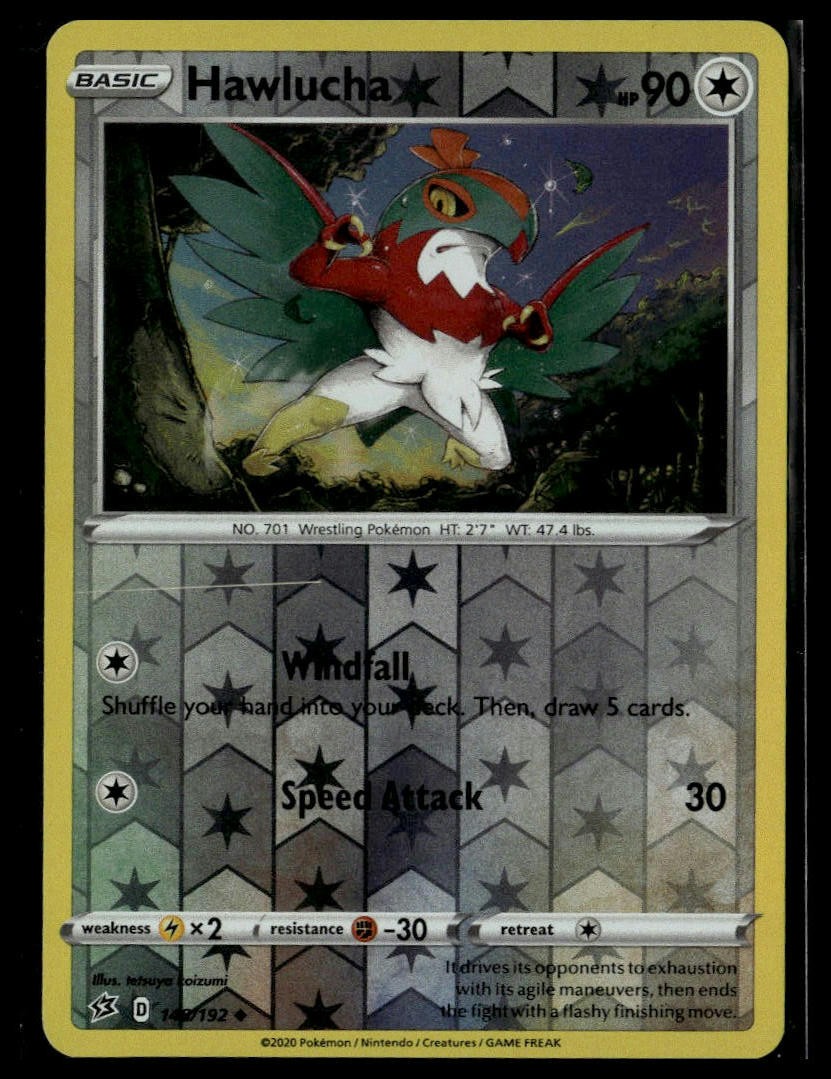 Hawlucha 148/192 Pokemon Reverse Holo