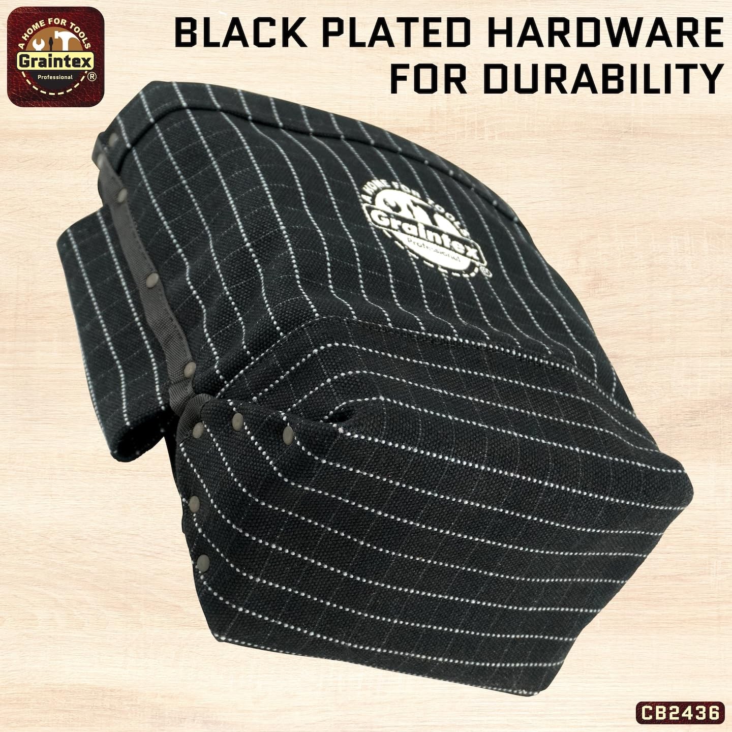 Nut & Bolt Bag, Heavy Duty Canvas Tool Bag, Tool Belt, Bull Pein Loops, Trade...