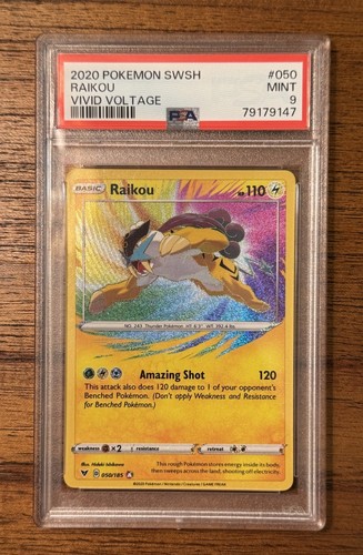 Raikou graded PSA 9 for sale on eBay