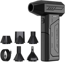 Soplador de Aire Electrico Portatil 300000RPM para Limpiar Teclado PC Hogar Auto