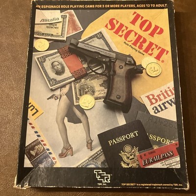 Top Secret RPG Boxed set (no dice) - TSR Games
