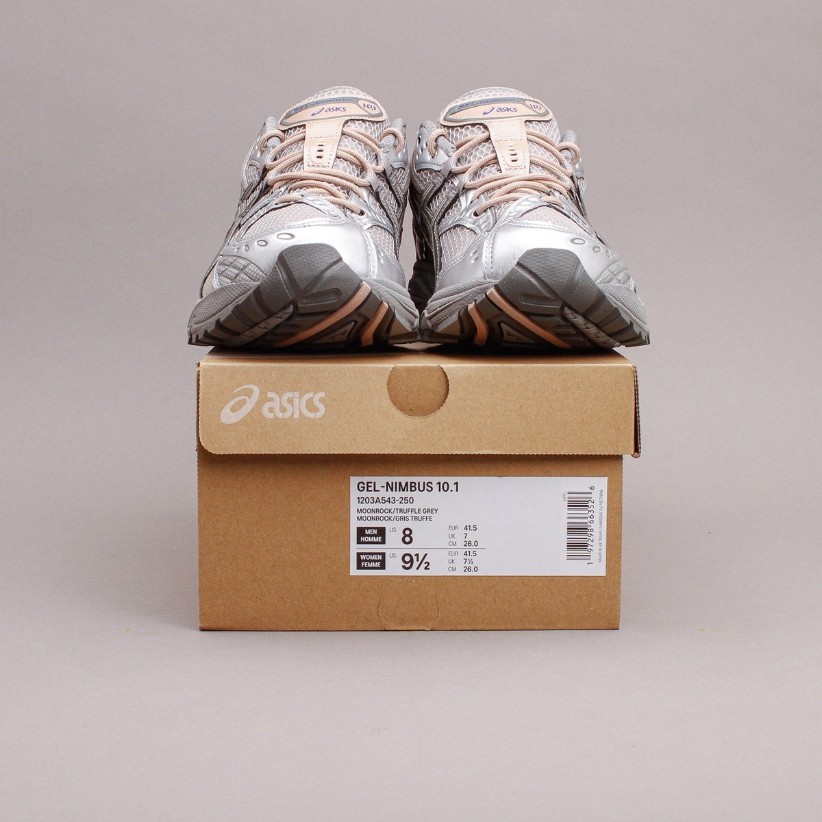Asics Sportstyle Gel-Nimbus 10.1 Moonrock Truffle Grey Running Men