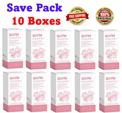 10 X Boom Gluta Shots Instant Powder Absorbed Anti-Oxidant Booster Radiant