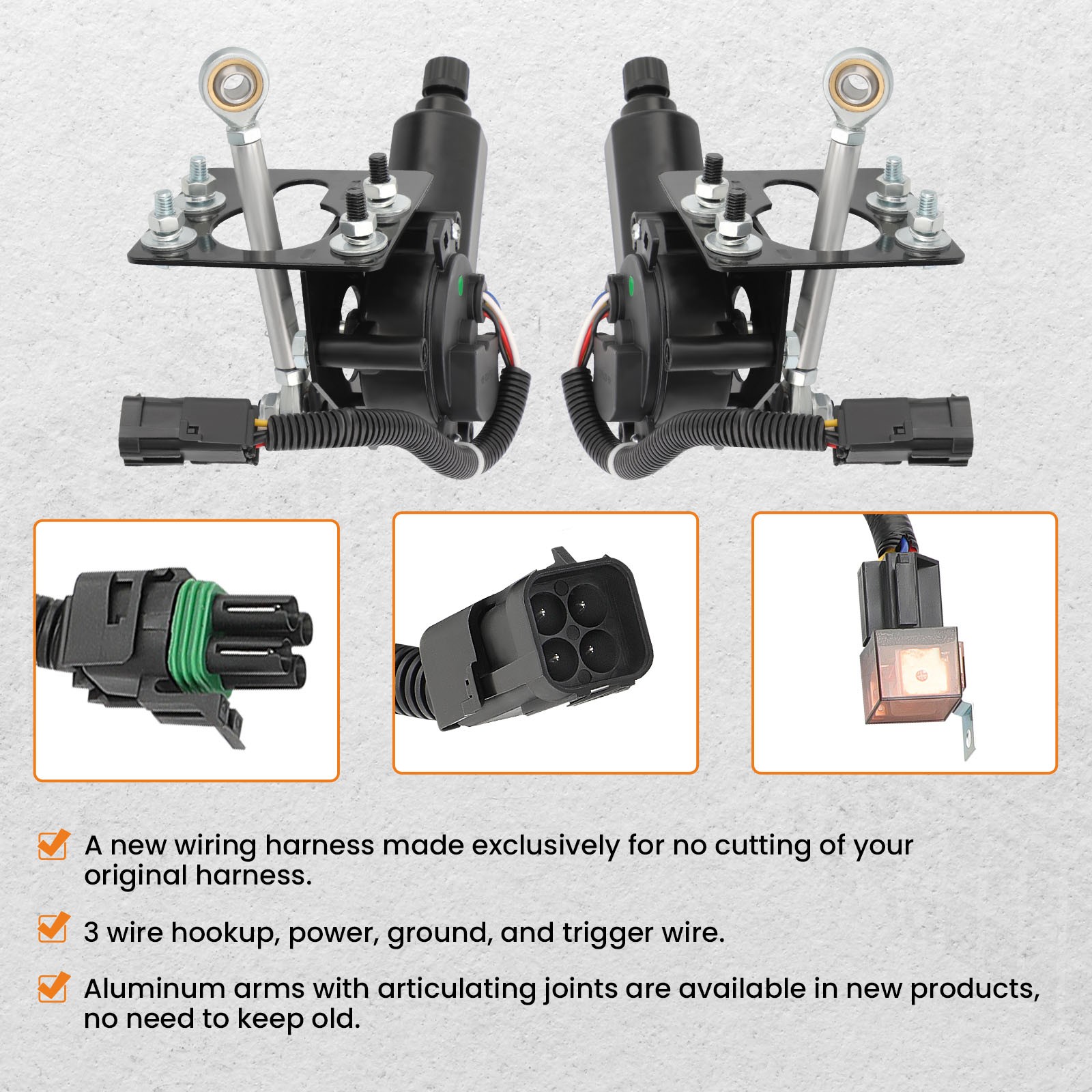 Electric Headlight Conversion Kit for C3 Corvette 1968 1969 1970- 1982