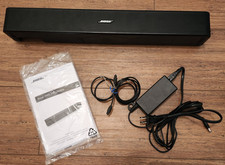 Bose Solo TV Sound Soundbar Model 418775 TESTED Power Cords, Manual, No Remote
