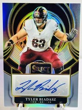 2025 Panini Select Tyler Biadasz #SIP-TBZ Silver Prizm Auto