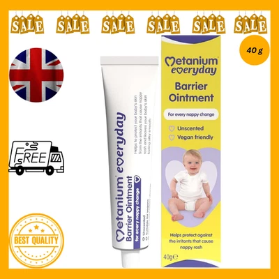 BRANDED Metanium Everyday Barrier Ointment Nappy Rash Protection - 40g