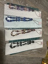 4 Handmade Wristlet Keychains