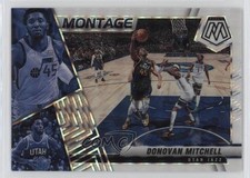 2021-22 Panini Mosaic Montage White Mosaic Prizm 6/25 Donovan Mitchell #20 09br