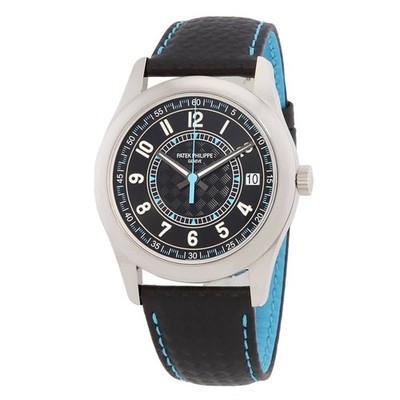 Patek Philippe Calatrava Automatic Black Dial Watch 6007G-011