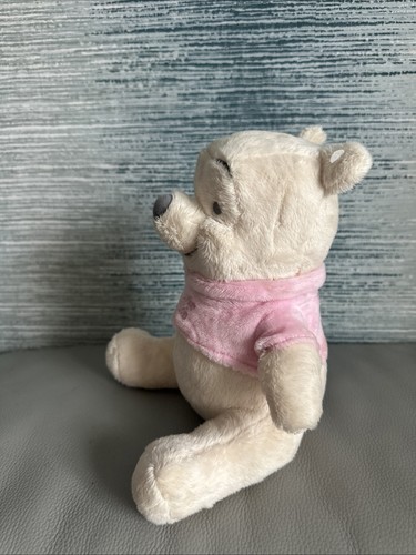 Peluche peluche WINNIE THE POOH POSH PAWS SOFT TOY alto 10” giallo con top rosa - Foto 3 di 10