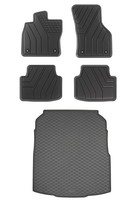 Gummi FußMatten Kofferraumwanne FüR VW Passat B8 3G Limo 2014-2021 Allwetter