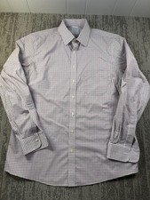 Brooks Brothers Dress Shirt Mens 16.5 34/35 White Milano Non Iron Supima LS