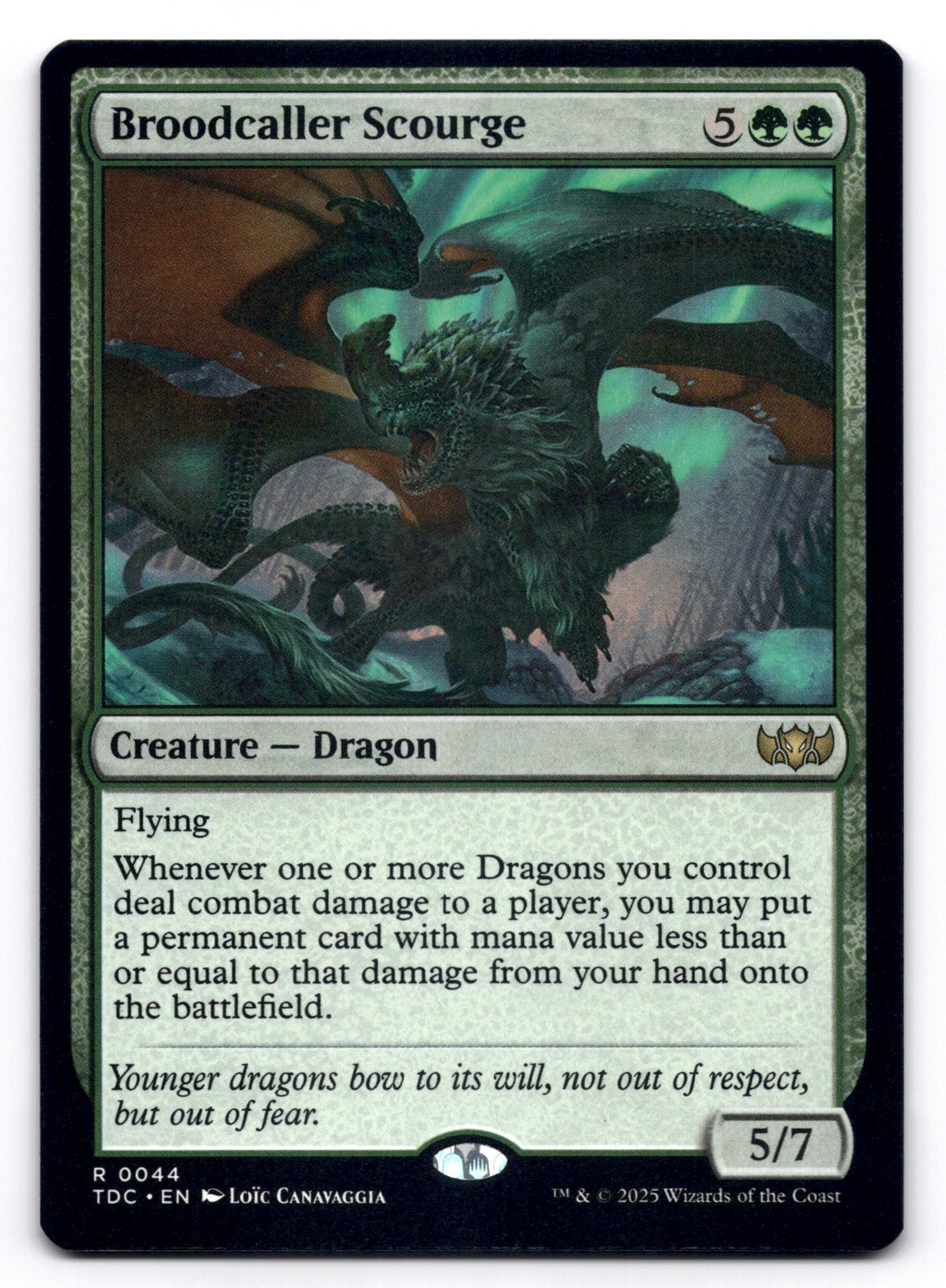 Broodcaller Scourge NM Commander: Tarkir: Dragonstorm 44 MTG Regular Rare