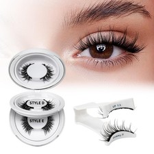 Cruelty-Free Magnetic Eyelashes - 2 Pairs wit...