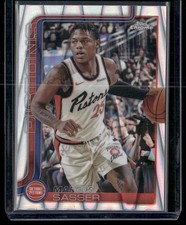 2025-26 Topps Chrome #35 Marcus Sasser RayWave Refractor