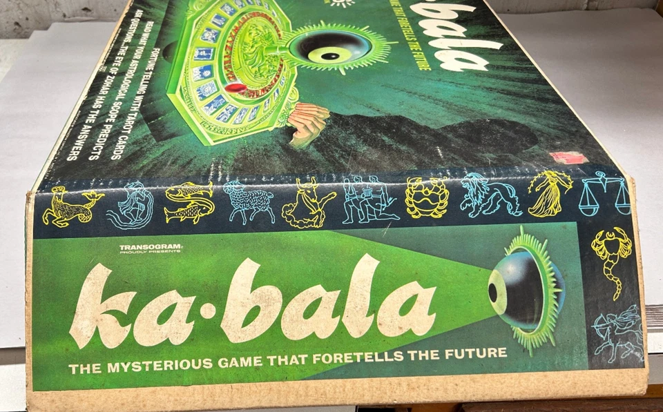 Vintage 1967 Transogram Ka-Bala Board Game Fortune Telling Tarot 100% Complete - Image 4 of 4