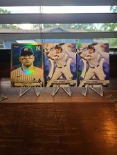 2025 Bowman's Best Aaron Judge Showpieces/Mini-Diamond #/299/Refractor 3Card Lot