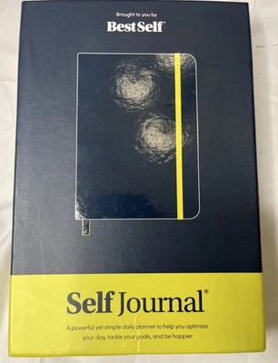 BestSelf Self Journal Navy  New/open Box