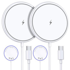 Mag-Safe Magnetic Wireless Charger: 2 Pack 15W Fast Charger for Iphone 16/15 /14