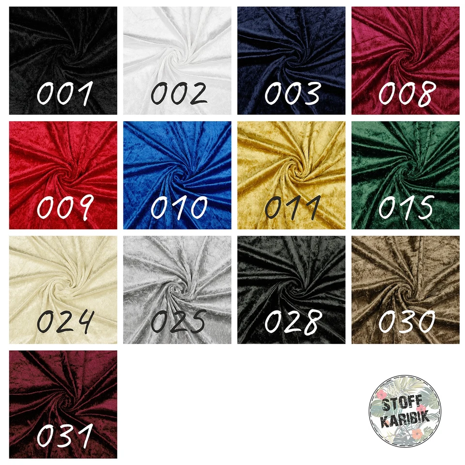 Pannesamt Samt Stoff Meterware Bekleidung Kostüm Panné 140cm Breit Fasching Deko - Bild 2 von 4