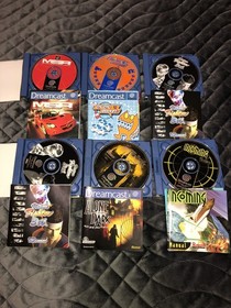 Sega Dream Cast Game Lot X6. Opened In Fantastic Condition 