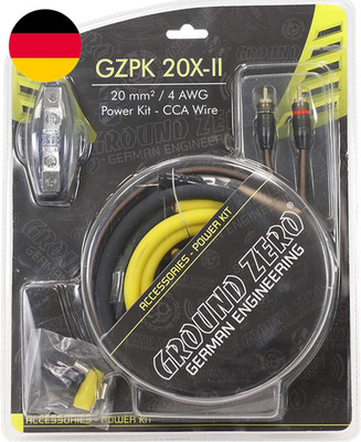 GZPK 20X-II Ground Zero 4 AWG Kabelsatz