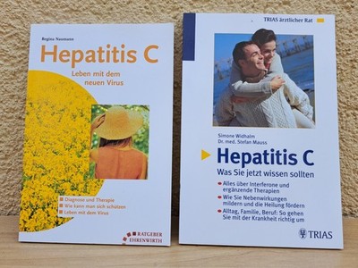 2x Hepatitis C Diagnose Therapie Virus Interferone Hilfe Behandlung Heilung usw