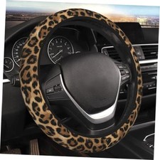 Steering Wheel Cover 15in Neoprene Steering Wheel Cover One Size Leopard Print