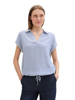 Tom Tailor Gr. 38 * Gestreifte Bluse Art: 1041693 * Blau