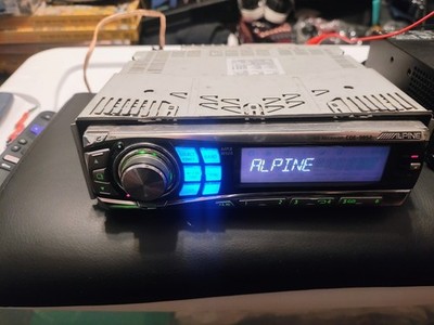 Old School Alpine CDE-9852 CD Player In Dash Receiver Harness Not Available