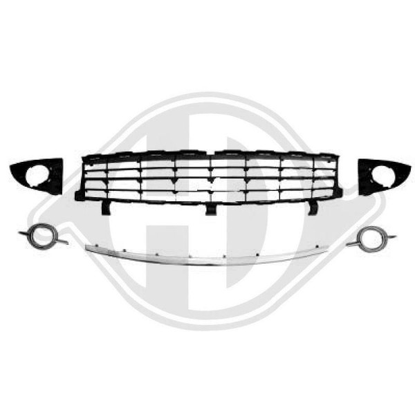 LüFtungsgitter StoßFäNger Diederichs 4464745 FüR Renault Vorne-image