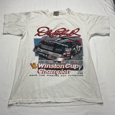 Vintage 1991 Dale Earnhardt 1990 Winston Cup Champion Tee Oneita USA Made M