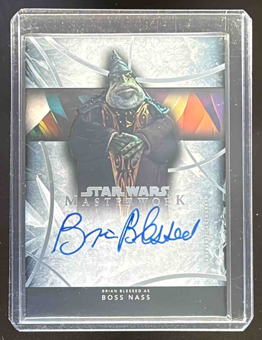 2024 Topps Non-Sport Star Wars Masterwork Brian Blessed as Boss Nass Auto #A-B