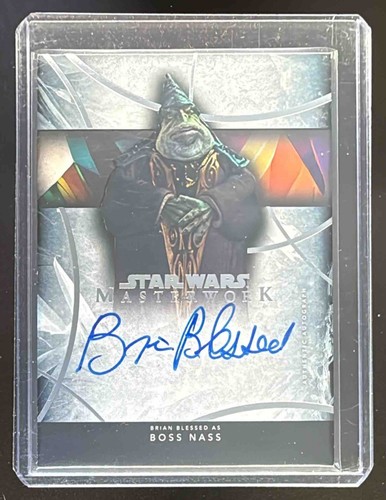 2024 Topps Non-Sport Star Wars Masterwork Brian Blessed as Boss Nass Auto #A-B
