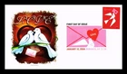 US COVER LOVE DOVE FIRST DAY ISSUE PANDA CACHET PICTORIAL CANCEL