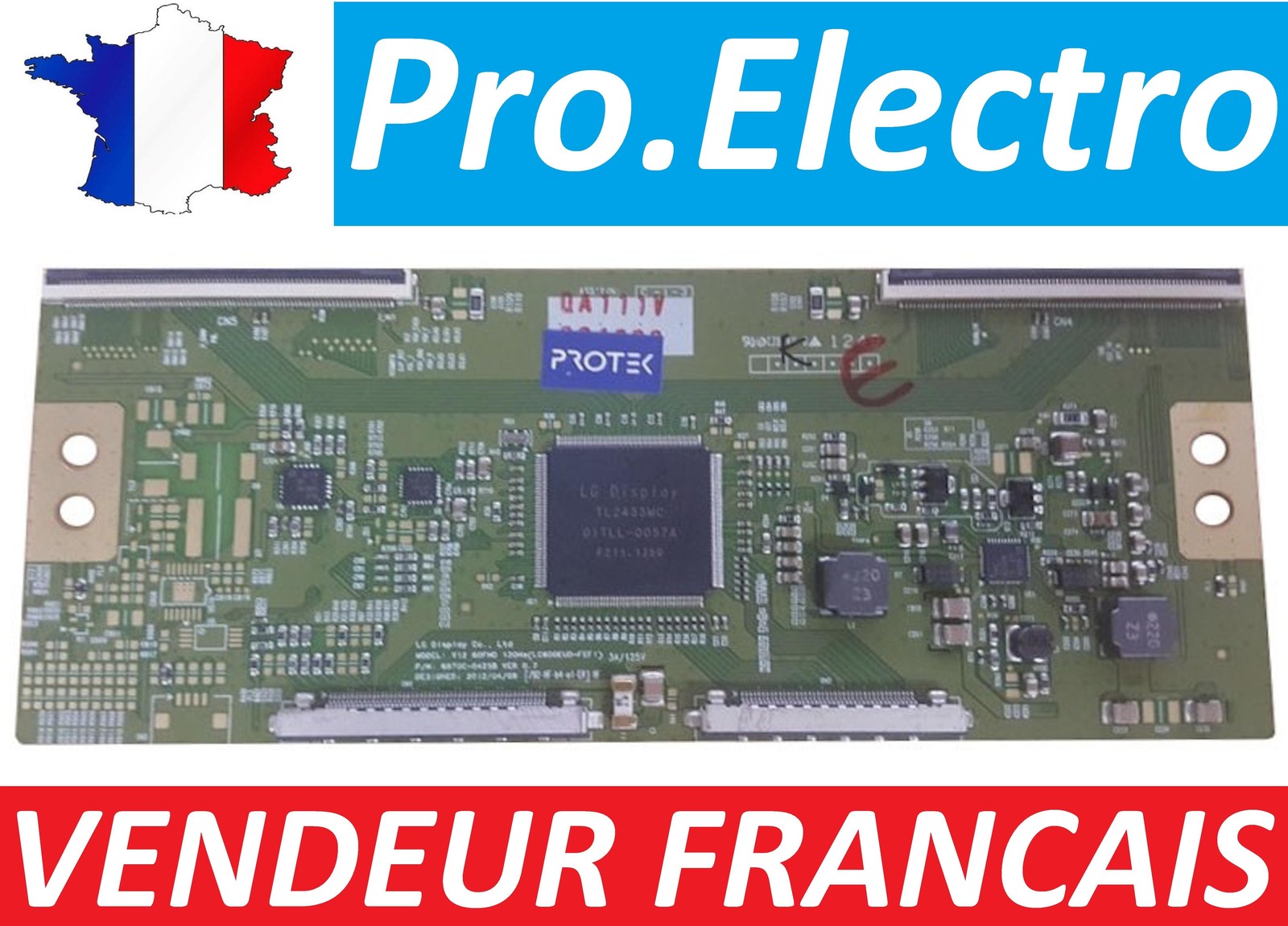 Carte T-CON LG 6870C-0425B 6871L-3018D1 pour TV 60LM7200-UA TC-L60E55