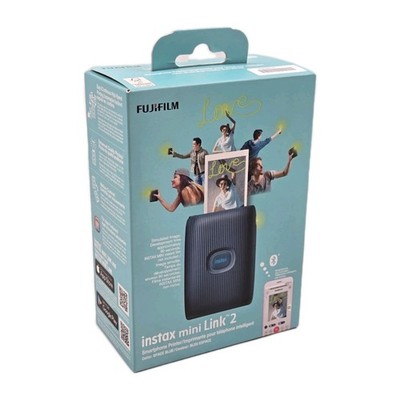 Fujifilm Instax Mini Link 2 Wireless Photo Printer - Blue New Free Shipping 