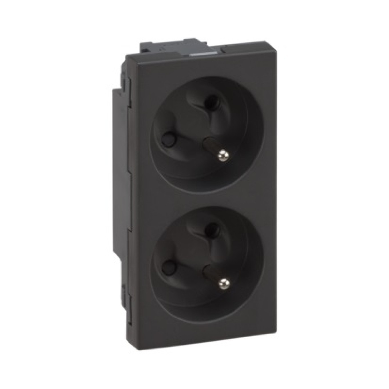 S500 Double Socket with Simon Connect Grounding 50000468-038