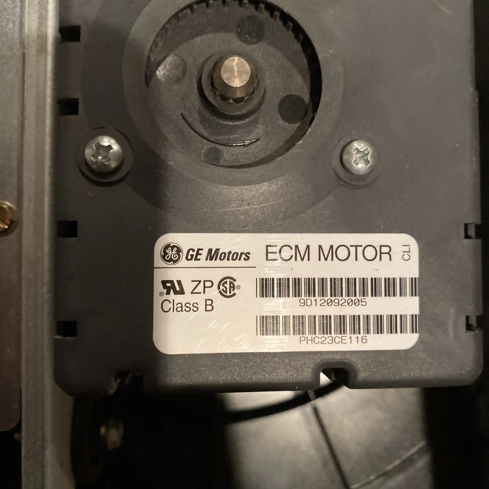 Conjunto de motor inductor GE ECM 5SME44JG2006A HC23CE116 115V 1/15HP horno Foto 3 de 4