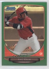 2013 Bowman Draft Picks Chrome Green Refractor 68/75 Phil Ervin #BDPP66 3a4